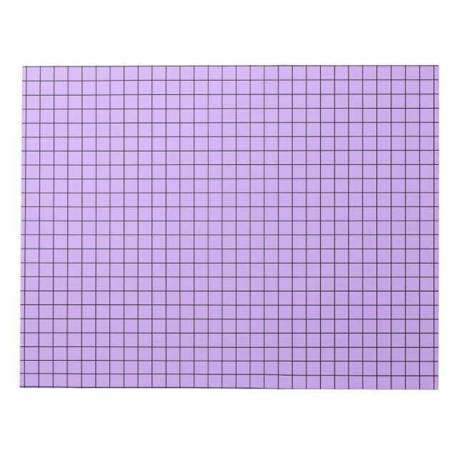 Bloco De Notas Papel Gráfico Grande Roxo (Frente)