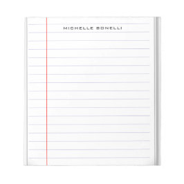 Bloco De Notas Papel Liso Profissional Simples Minimalista