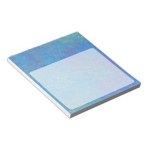 Bloco De Notas Papel Marmoreado Azul Bonito