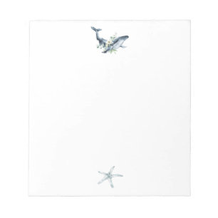 Bloco De Notas Papel Papel de carta para o peixe-espada do oceano