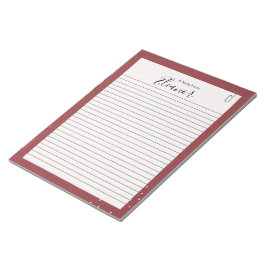 Bloco De Notas Papel Personalizado com Linhas