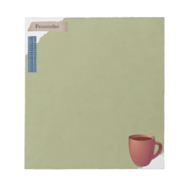 Bloco De Notas Papel Torto Café - Livro Verde