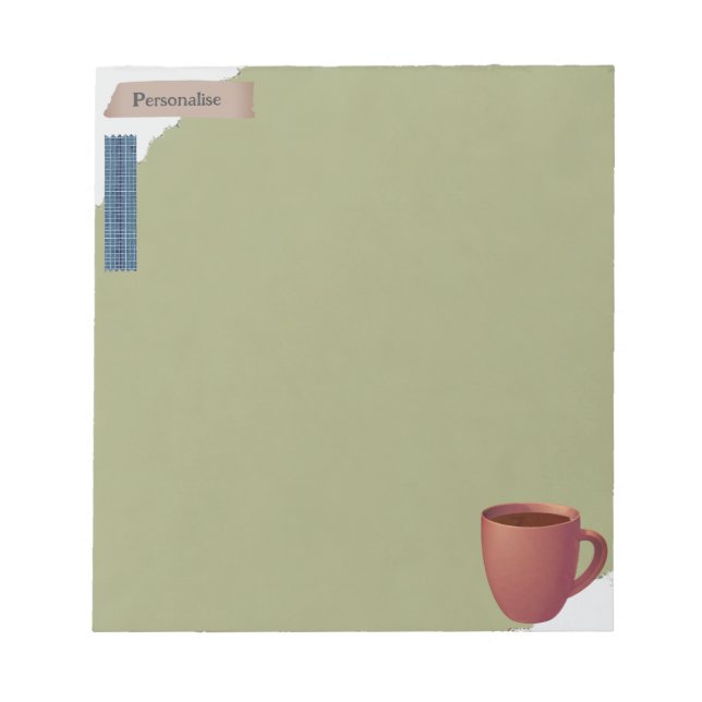 Bloco De Notas Papel Torto Café - Livro Verde (Frente)
