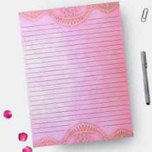 Papelaria Colada Rosa-Rosa-Russo