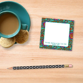 Bloco De Notas Papelaria Personalizada para Mesa com Design de Ar