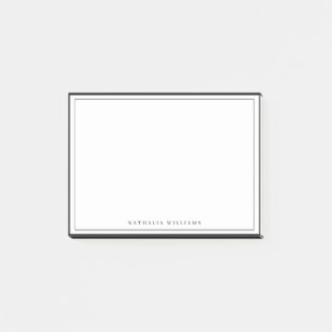 Bloco De Notas Papelaria Simples Básica Personalizada com Borda P