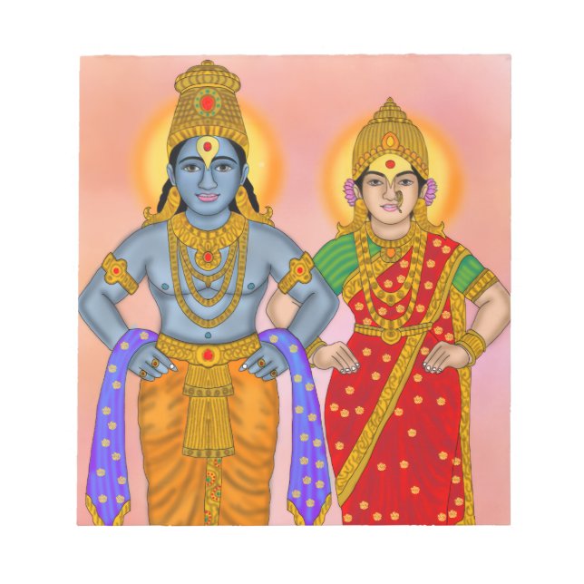 Bloco De Notas Papelaria Vitthal Rukmini (Frente)