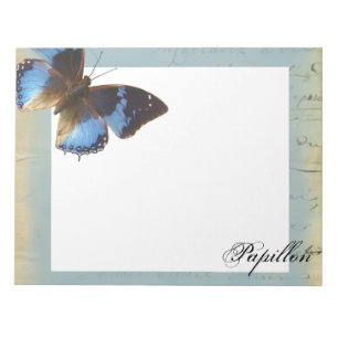 Bloco De Notas Papillon bleu