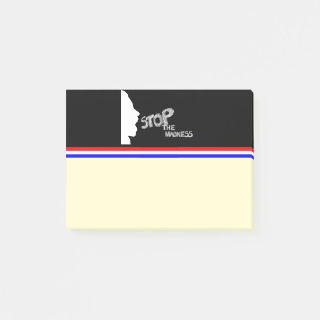 Bloco De Notas Pára A Loucura (Frente)
