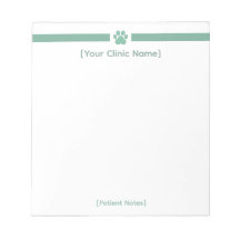 Bloco de Notas para Consultório Veterinário | Logo