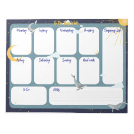 Bloco De Notas Para fazer esta semana