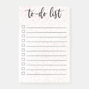 Bloco De Notas para fazer notas de post-it da lista