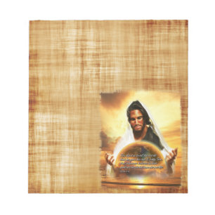 Bloco De Notas Para o deus amado assim o mundo. Opções