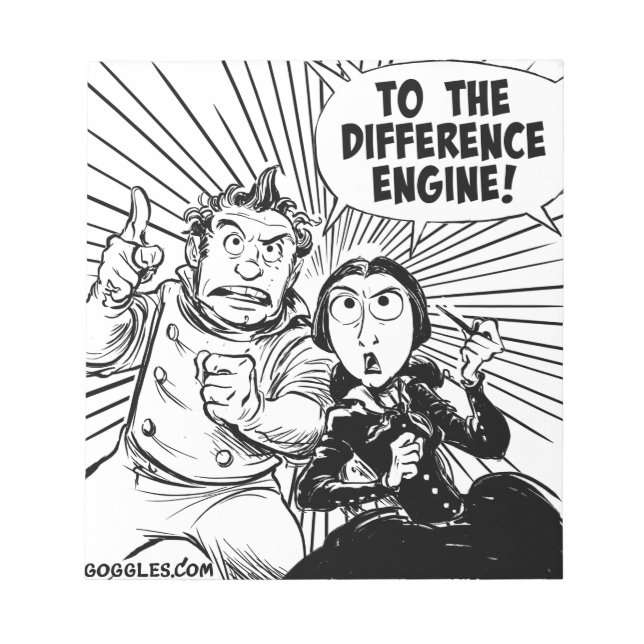 Bloco De Notas Para o painel Mecanismo de Diferença (Frente)