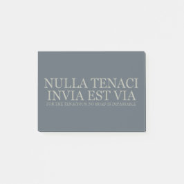 Bloco De Notas Para o tenaz nenhuma estrada é intransitável - luz