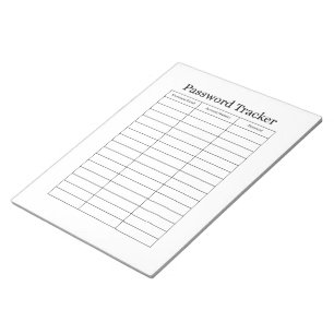 Bloco de Notas para Senhas Fáceis