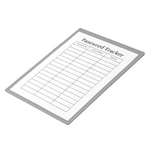 Bloco de Notas para Senhas Fáceis