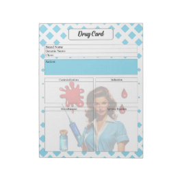 Bloco De Notas Para Um Cartão De _Drogas Vivo