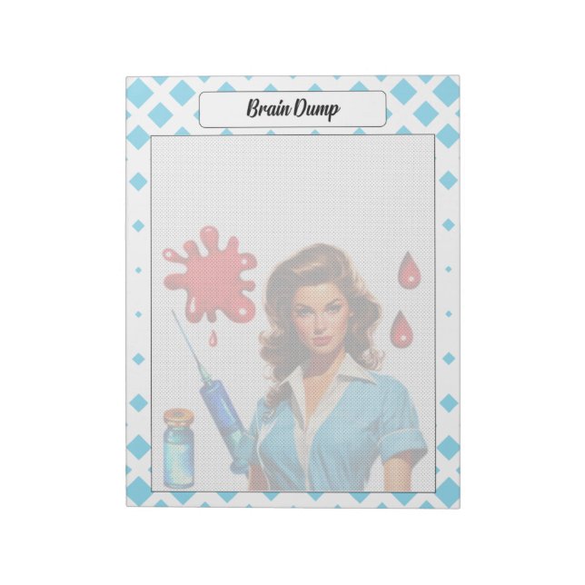 Bloco De Notas Para Uma Bomba De Cérebro Viva (Invertido)