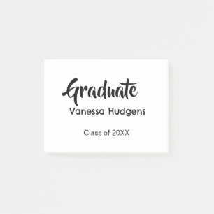 Bloco De Notas Parabéns Graduado nome data ano turma universidade