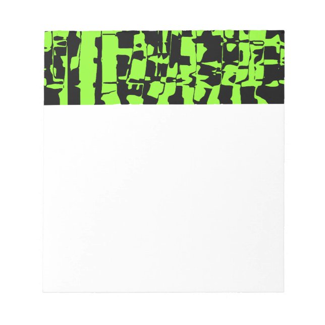 Bloco De Notas Parafuso do Abstrato do limão (Frente)