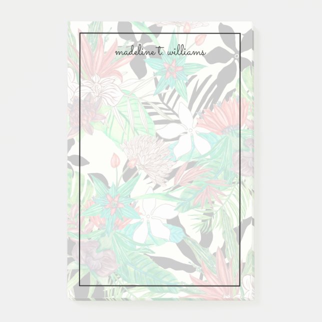 Bloco De Notas Paraíso Floral II (Frente)