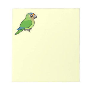 Bloco De Notas Parakeet Alaranjado-fronteado