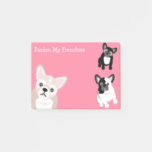 Bloco De Notas Pardon meus Frenchies