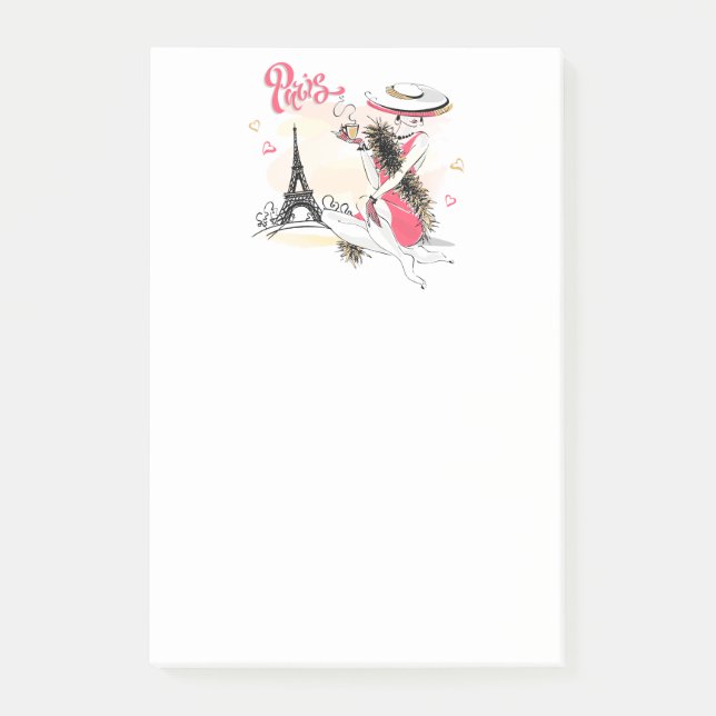 Bloco De Notas Paris e Café (Frente)
