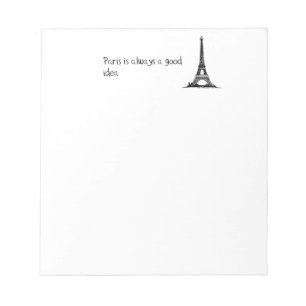 Bloco De Notas Paris é sempre uma boa ideia