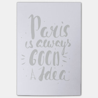 Bloco De Notas Paris é sempre uma boa ideia