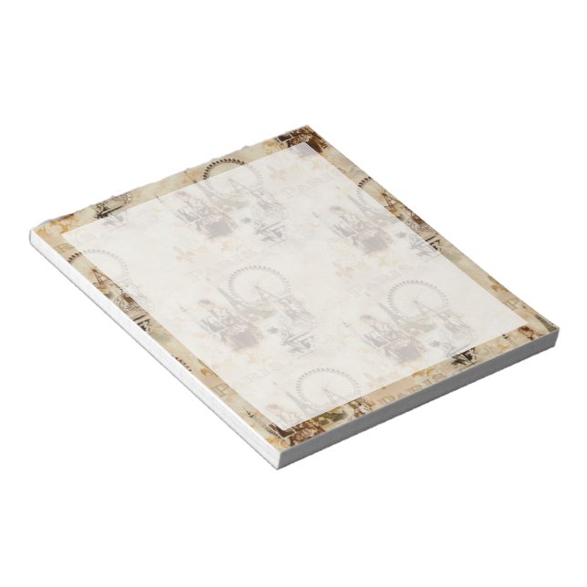 Bloco De Notas Paris em Brun (Inclinado)