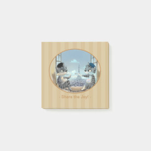 Bloco De Notas Paris por Day Notes 3" x 3" - Joy