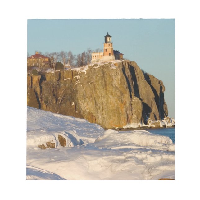 Bloco De Notas Parque Estadual Farol Split Rock no Lago (Frente)