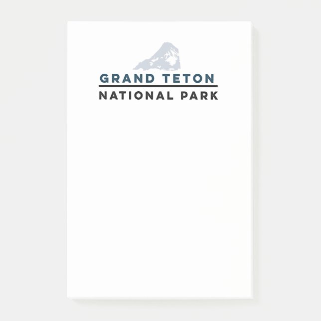 Bloco De Notas Parque Nacional Grand Teton (Frente)