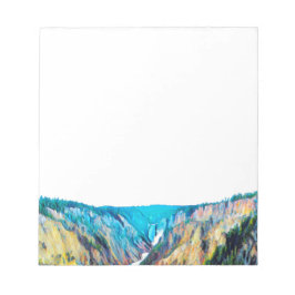 Bloco De Notas Parque Nacional Yellowstone Notepad