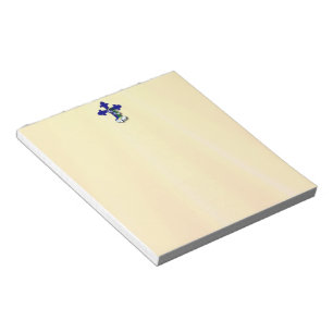 Bloco De Notas Páscoa cruzada com Bluebells