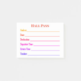 Bloco De Notas Pass Hall Colorida