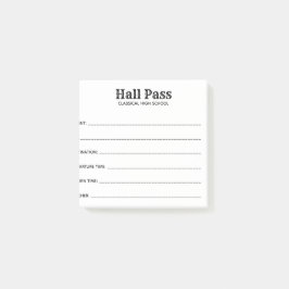 Bloco De Notas Pass Hall Simples