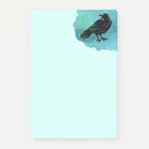Bloco De Notas Pássaro Negro As Notas do Posto Raven