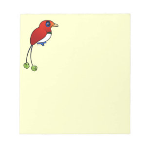 Bloco De Notas Pássaro--paraíso do rei de Birdorable