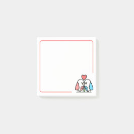 Bloco De Notas Pássaros Rosa E Azul