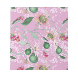 Bloco De Notas Passionfruit and Wildflower in Purple