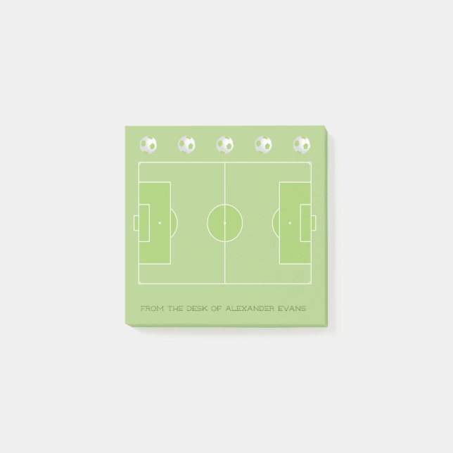Bloco De Notas Passo do futebol (Frente)