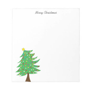 Bloco De Notas Pasta de notas da árvore de Natal