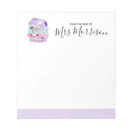 Bloco De Notas Pasta de notas de presente de professor de livro r