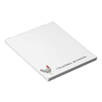 Bloco De Notas Pasta de papel arranhado em galinha