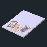 Bloco De Notas Pastas para torres de fosco<br><div class="desc">Design apresenta uma ilustração original de uma fileira de torradeira do café da manhã quente revestida com glacé e borrifadas. Excelente para o seu alimento favorito! Este design também está disponível em outros produtos. Há muitos designs de temas de comida adicionais disponíveis. Não vê o que está procurando? Precisa de...</div>