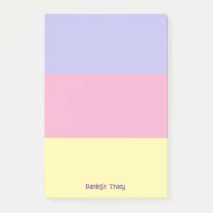 Bloco De Notas Pastel Bonito de Cores de Primavera