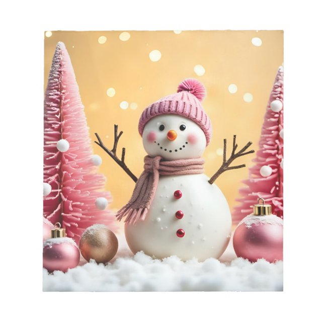 Bloco De Notas Pastel Christmas - Note Pad (Frente)